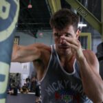 Mickey Gall Instagram - I love hittin the heavy bag bare knuckle. Let’s you dig and drive ya knucks in w precision to practice a perfect punch and really pop the bag. The heavy bag is one of the best tools for a fighter. Ppl wanna do fancy shit and hit pads all the time but w the bag we can really go to work and develop power, speed, and technique. Takes focus & discipline sometimes at 1st but u fall in love. Bare knuck toughens up ya hands 2👊👊 📸 @alexweinraub Kill Cliff FC