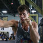 Mickey Gall Instagram - I love hittin the heavy bag bare knuckle. Let’s you dig and drive ya knucks in w precision to practice a perfect punch and really pop the bag. The heavy bag is one of the best tools for a fighter. Ppl wanna do fancy shit and hit pads all the time but w the bag we can really go to work and develop power, speed, and technique. Takes focus & discipline sometimes at 1st but u fall in love. Bare knuck toughens up ya hands 2👊👊 📸 @alexweinraub Kill Cliff FC