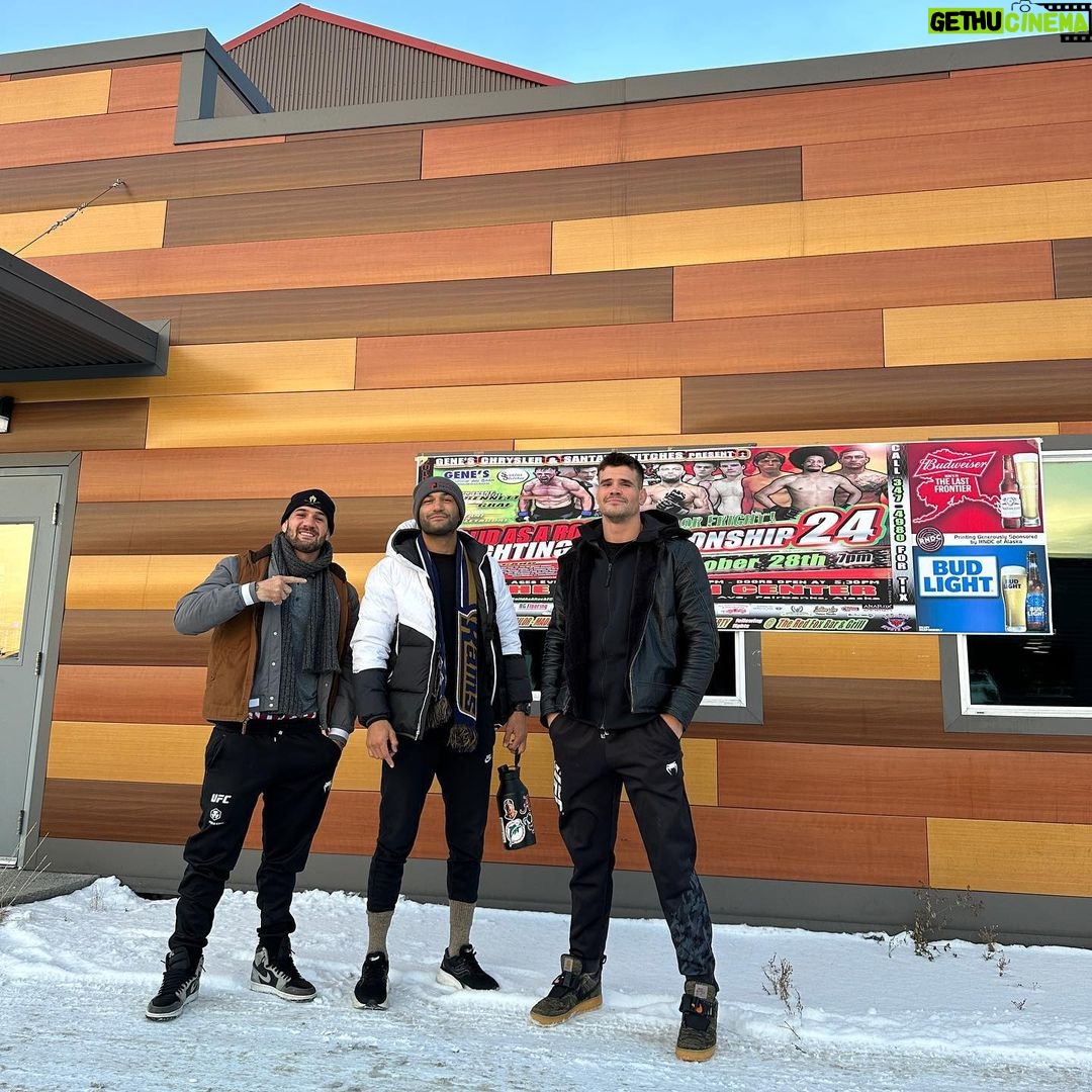 Mickey Gall Instagram - Throwback to a month ago. When @antoniothespartan came, saw, conquered in Alaska. Proud of ya, ya good kant 😜 Fairbanks, Alaska