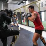 Mickey Gall Instagram - Workin w the international treasure @coachstrout at @killcliff_fc 🥊👊 Kill Cliff FC