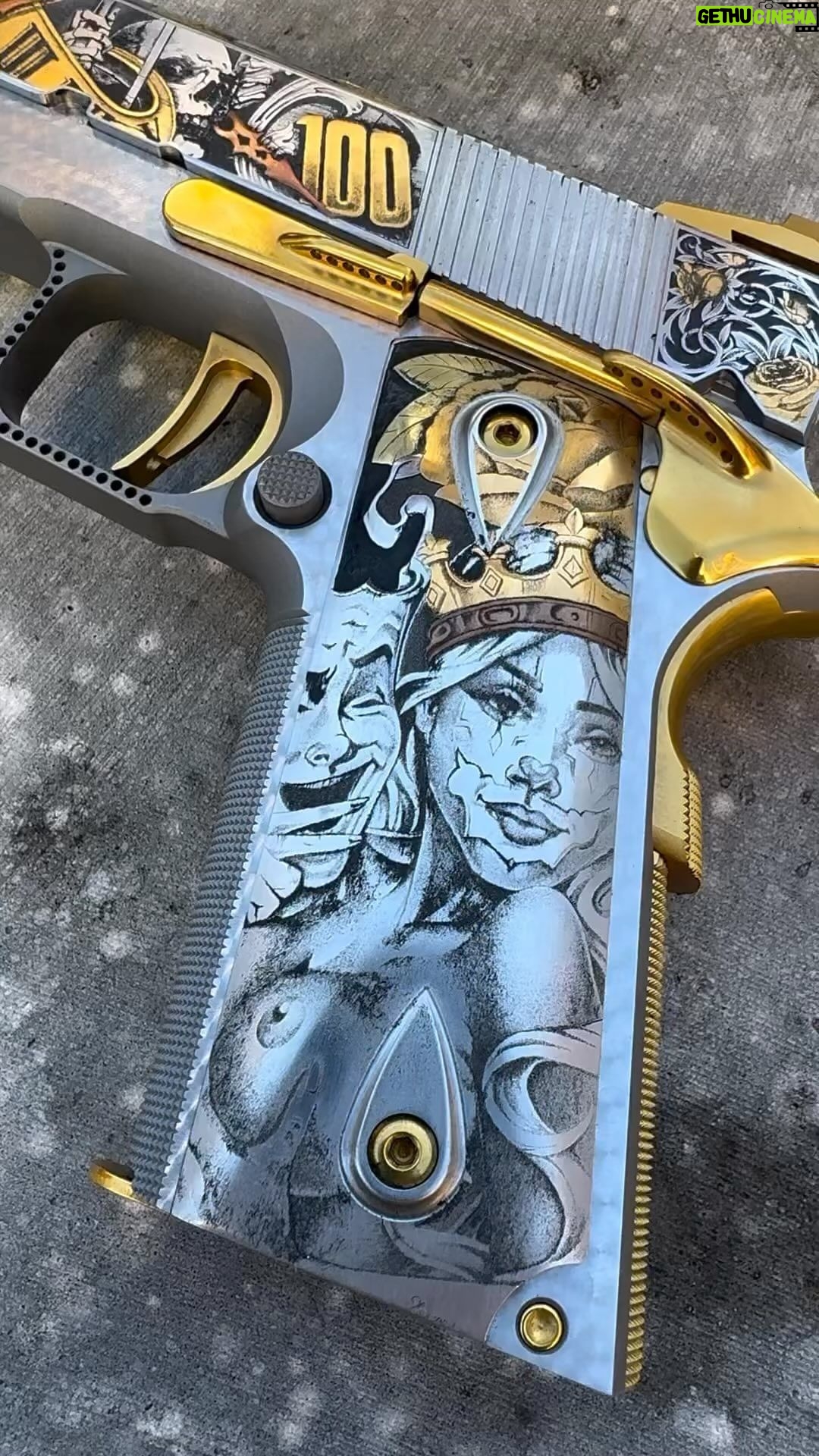 Mickey Rourke Instagram - @popeofwelding & @jessejamesfirearms "Dope guns! 💪🏽