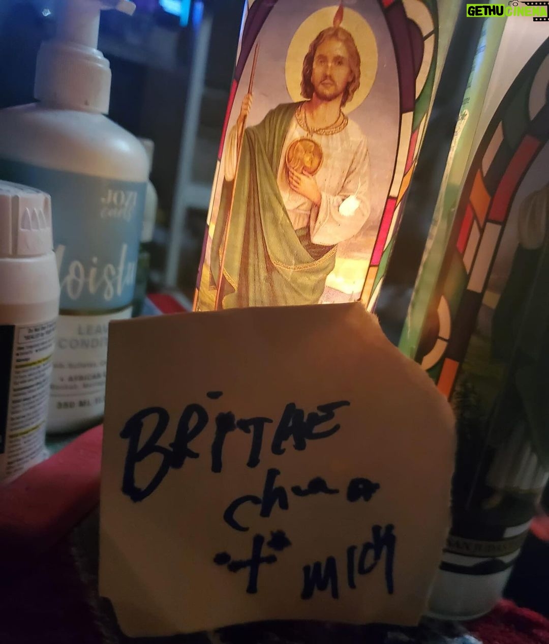 Mickey Rourke Instagram - Blessings to @brie_the_chi Mickey, Dima & kids wuffwuff candle will burn for 9" days for you all & Bri. Stay strong he's with u & always will be Mickπππ