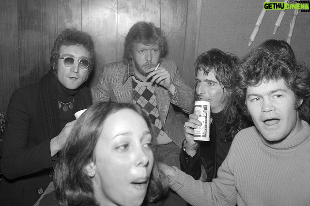 Micky Dolenz - 6.5K Likes - John Lennon, Harry Nilsson, Alice Cooper and Micky Dolenz were known as the 'Hollywood Vampires' in 1974. The unknown girl is not McKenzie Phillips. #hollywoodvampires #johnlennon #harrynillson #alicecooper #mickydolenz #therainbowbarandgrill #classicrockphotos