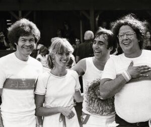 Micky Dolenz Instagram - I had the pleasure of meeting Olivia Newton John many years ago when I played celebrity tennis. Saddened to hear about this lovely lady.  #ripolivianewtonjohn #olivianewtonjohn #mickydolenz #keithmoon #markvolman #celebritytennis