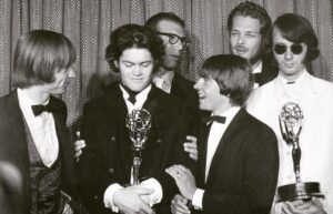 Micky Dolenz Instagram - 55 Years Ago…
On June 4, 1967, The Monkees beat out The Andy Griffith Show, Bewitched, Get Smart, and Hogan's Heroes to claim the top prize for Outstanding Comedy Series at The 19th Emmy Awards! Director James Frawley also won an Emmy for Outstanding Directorial Achievement in Comedy for the episode "Royal Flush." #themonkees  #theemmys #mickydolenz #davyjones #petertork #michaelnesmith  #jamesfrawley #bobrafelson  #bertschneider