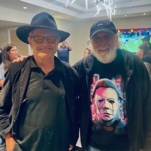 Micky Dolenz Instagram - It was a pleasure meeting @jamesjudecourtney who played Michael Myers in Halloween 2018, Kills, and Ends. It was also great meeting @ncastlez who played Michael Myers in Halloween 1978. Also @spencerink from the band @iceninekills , @malfuncsean and @sarahflorencelord were all and absolute delight. I Hope to see all of these great people, again soon. Thank you to my nephew @mlupo.1 for introducing me. #jamesjudecourtney #halloween #michaelmyers #halloweenends #nickcastle #iceninekills #spencercharnas #seanclark #sonofmonsterpalooza @halloweenmovie