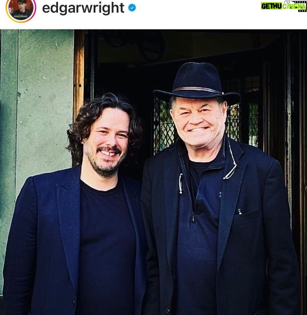 Micky Dolenz Instagram - Posted by Edgar Wright of whom I am a huge fan! “Yesterday in London with the living legend that is @micky_dolenz. I haven't seen Micky in the flesh since the LA premiere of 'The World's End', so it was lovely to catch up on person. And just so you know, we didn't just talk The Monkees as we dove into both Metal Micky* and Luna too. (*Brits of a certain age will remain Atomic Thunderbusters as well as I do. I remember buying them from the sweet shop. Anyone else?” #edgarwright #mickydolenz @edgarwright