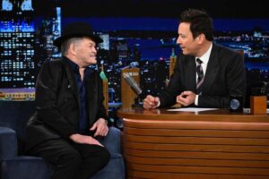 Micky Dolenz Instagram - Tonight, May 25, 2023, NBC is going to re-air the episode that originally aired back on February 27, 2023. It featured appearances from: American model Gigi Hadid, Actor Chase Stokes, Singer/Actor Micky Dolenz and a musical performance from Dierks Bentley. #thetonightshowstarringjimmyfallon #mickydolenz  #jimmyfallon