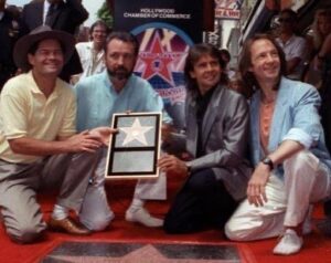 Micky Dolenz Instagram - July 10, 1989, The Monkees received a star on the Hollywood Walk of Fame. #mickydolenz #michaelnesmith #davyjones #petertork  #themonkees #thehollywoodwalkoffame @themonkees @hwdwalkoffame