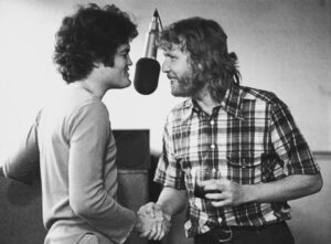 Micky Dolenz Instagram - Remembering the great Harry Nilsson on the anniversary of the day he passed away 29 years ago. Forever in our hearts!❤️ #HarryNilsson  #mickydolenz #greatestsongwriter