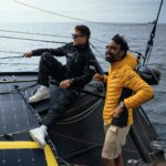 Miguel Bernardeau Instagram - Volando en el IMOCA con @hublot y su capitán @alan_roura , Gracias!! #hublotsailingteam Lorient la Base