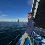 Miguel Bernardeau Instagram - Gracias a @biotherm y al equipo del IMOCA por dejarme navegar en un barco tan especial. 💙. Mucha suerte en vuestro viaje. #biotherm #biothermsailing