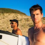 Miguel Bernardeau Instagram - Les Landes avec @aritz_aranburu @thefrogeye Merci beaucoup @quiksilver_festival @quiksilver for taking care of us!!! 🙏🏽💙 📸: @thefrogeye