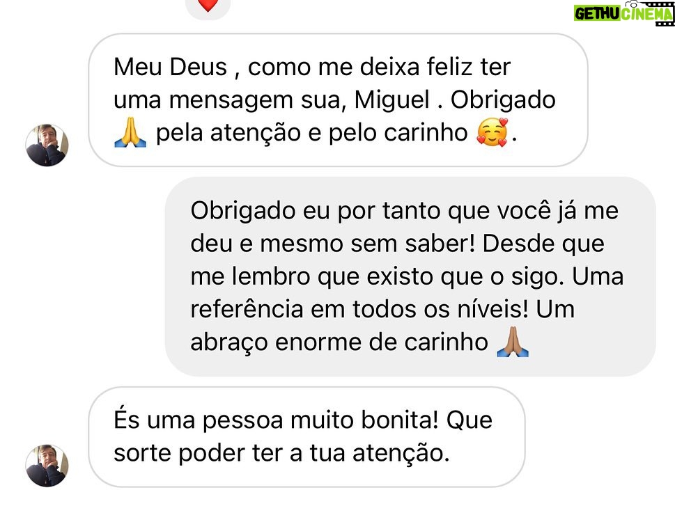 Miguel Cirillo Instagram - Este texto foi escrito, reescrito, lido, relido, editado, pensado e mesmo assim não vou conseguir transmitir metade. Ainda não caí em mim. Meu querido Luis, o meu tio da representação, alguém que me inspira praticamente desde que nasci. Alguém que tinha sempre aquela palavra carinhosa para me dar. A mim e a todos os que o rodeavam. Aquela pessoa que só a presença já significava luz. Muita luz. No último post mostro 0,01% de tantas mensagens que trocávamos assim como no que demonstrávamos publicamente pelos comentários quase diariamente. E isto não era quase nada. Largos minutos a conversar sobre a vida. Sobre tudo, sobre nada. Ali você diz “Como me deixa feliz ter uma mensagem sua, Miguel”. Não senhor Luís, como me deixa a mim feliz por ter uma mensagem sua. Eternizo aquilo que lhe disse porque se existe algo que até me deixa com o coração mais calmo foi que lhe transmiti sempre o que o meu coração dizia e pensava sobre a sua pessoa, não deixei por dizer, não guardo essa mágoa. Obrigado por me ter inspirado a ser aquela “pessoa bonita” que você diz que sou. Você inspirou-me. Você irá inspirar-me o resto da vida. A mim, à sua família, amigos e colegas com a qual trabalhámos. Vamos aprender a olhar mais à nossa volta. Não neguem o mais pequeno sinal de quem está ao vosso lado. Deixamos algo pendente há cerca de duas semanas, querido Luís. Eu vou concluir por si. Vou fazer por si. Até sempre, Menino Tonecas 🤍🕊️ Lisbon, Portugal