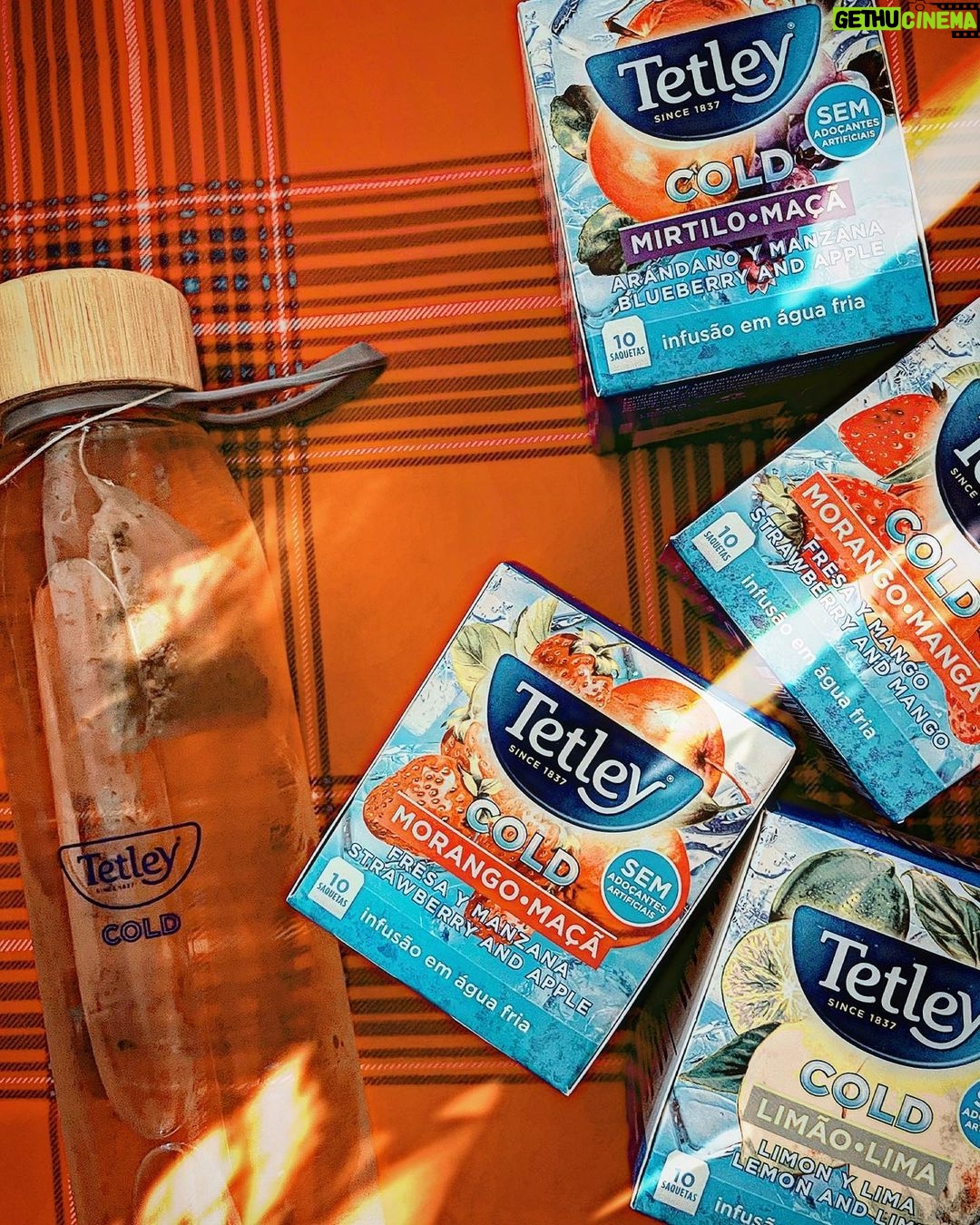 Miguel Cirillo Instagram - Com um sabor refrescante, o TETLEY COLD é perfeito para desfrutares depois de uma corrida, uma longa caminhada, para acompanhar uma refeição saborosa ou para te hidratares num momento de descanso e relaxamento! 🍹@tetley_portugal #MomentosTetley #ReinventaATuaAgua #PUB Patrocinado