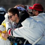 Mikaël Kingsbury Instagram - Back to back World Champion again🥇🥇 Going back to back to back winning the World Championship in singles and duals 2019/2021/2023 🤯 Thanks to my team/family/sponsors etc.. for helping me reaching my wildest dreams🙏🏼 x8 times World Champion🍾 Bakuriani Ski Resort, Georgia