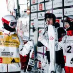 Mikaël Kingsbury Instagram - 🥇à la maison⚜️🇨🇦 What a night!!!!!!! Merci tout le monde pour les encouragements hier soir🙏🏼 On se voit ce soir😈 #worldcup #moguls #mmc Val St Côme Station de Ski
