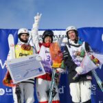 Mikaël Kingsbury Instagram - 🥈today. 4 podiums in a row! Lets keep it going👊🏼 Congrats @ikuma1211 and @_colemcdonald for your first world cup podium🫡 #WorldCup #France L'Alpe-d'Huez