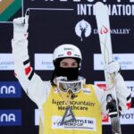 Mikaël Kingsbury Instagram - 100 podiums!!! Tough to drop in after a big crash in super final. I hope you’re doing well @mcquinn_george 🙏🏼❤️ Deer Valley Resort