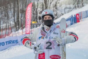 Mikaël Kingsbury Instagram - 69 World Cup win🥇🤪Amazing day!Feels go to compete at home🇨🇦 Race day tomorrow again LFG!!!! 📸 @heonjulien @bernardbrault  #ThanksTeam #69baby #nice