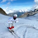 Mikaël Kingsbury Instagram - Its been a while Austria🇦🇹 Stoked to be back! Swipe➡️To a great memory from last time I was here 6 years ago, when we 🧹 the podium at the World Championship🥇🥈🥉 @philmarquis #KG Hintertuxer Gletscher