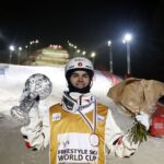 Mikaël Kingsbury Instagram - I did it!!!!!!! WORLD CUP Champion in singles🏆 Definitely to hardest crystal globe to win of my career! Congrats @ikuma1211 and @walterwallberg 🥈🥉 #19crystalglobes #win Megève