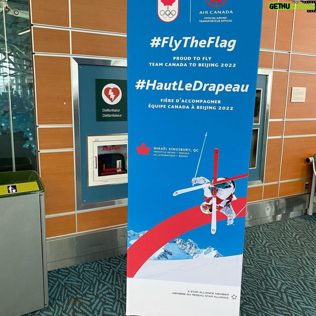 Mikaël Kingsbury Instagram - Here we go Beijing 2022✈🇨🇦 I’m so proud to be part of the Team Air Canada athlete ambassadors! It means the world to #FlytheFlag on the world stage and be able to do so thanks to the @aircanada family! #1A #Olympic Vancouver, British Columbia