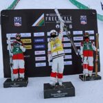 Mikaël Kingsbury Instagram - 100 podiums!!! Tough to drop in after a big crash in super final. I hope you’re doing well @mcquinn_george 🙏🏼❤️ Deer Valley Resort