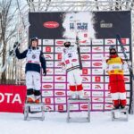 Mikaël Kingsbury Instagram - 69 World Cup win🥇🤪Amazing day!Feels go to compete at home🇨🇦 Race day tomorrow again LFG!!!! 📸 @heonjulien @bernardbrault #ThanksTeam #69baby #nice Mont-Tremblant
