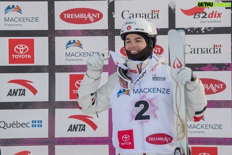 Mikaël Kingsbury Instagram - 69 World Cup win🥇🤪Amazing day!Feels go to compete at home🇨🇦 Race day tomorrow again LFG!!!! 📸 @heonjulien @bernardbrault #ThanksTeam #69baby #nice Mont-Tremblant