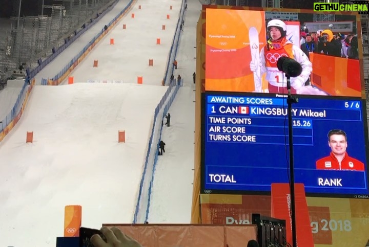 Mikaël Kingsbury Instagram - Unforgettable day🥇🙌🏼12/02/2018 . 1 year to go #beijing2022