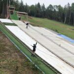 Mikaël Kingsbury Instagram - So much fun at @imaximise 😁 First time hitting the airbag🙌🏼 Maybe triple cork 14 next time? 📱@deanberco @jfcusson1 #Skiing #Airbag #progression MAXIMISE
