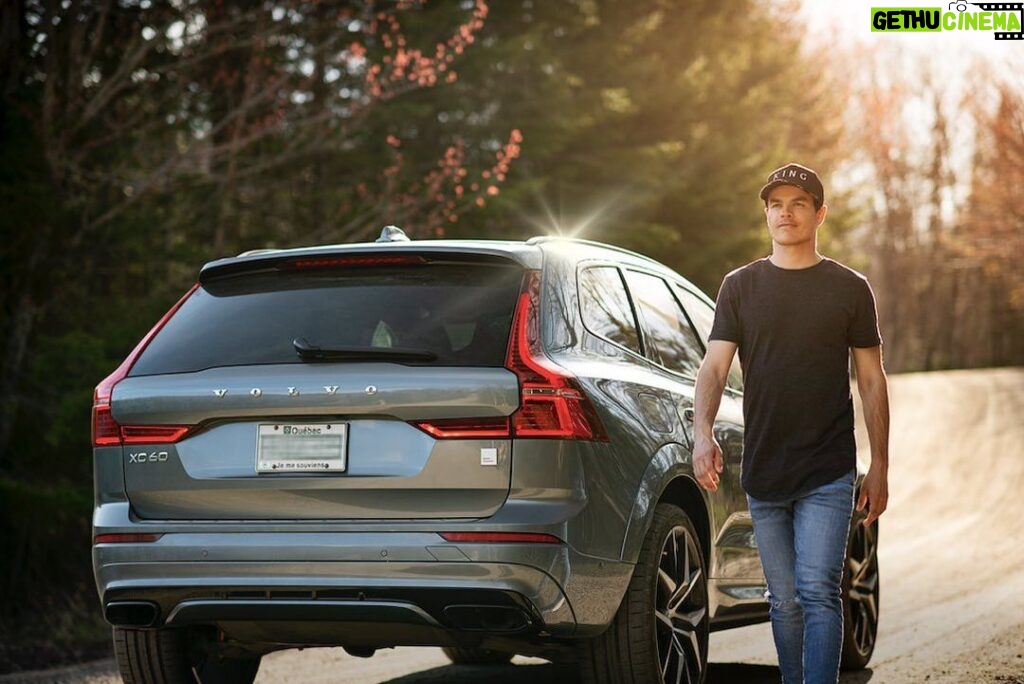 Mikaël Kingsbury Instagram - Nature and the outdoors plays a big role in my life, and preserving it was one of the reasons I chose a plug-in hybrid #XC60. Until June 23, when you book a test drive of a Recharge vehicle on a Thursday, @Volvocarcanada will plant 5 trees on your behalf, and your local retailer will match the total number of trees to create impact within local communities. #rechargethursday