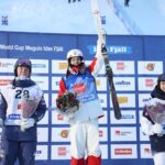 Mikaël Kingsbury Instagram - LETS GOOO!!!! Back in yellow🥇 Congrats to @nickpage.ski and @filipgravenfors 🫡 Duals tomorrow🏎️ #worldcup #81 Idre Fjäll