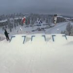Mikaël Kingsbury Instagram - First POV of the season!! Starting off with a fun one skiing down with @walterwallberg @mikaelkingsbury & @ju_viel 🔥 Ruka Ski Resort