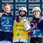 Mikaël Kingsbury Instagram - Back to back World Champion again🥇🥇 Going back to back to back winning the World Championship in singles and duals 2019/2021/2023 🤯 Thanks to my team/family/sponsors etc.. for helping me reaching my wildest dreams🙏🏼 x8 times World Champion🍾 Bakuriani Ski Resort, Georgia