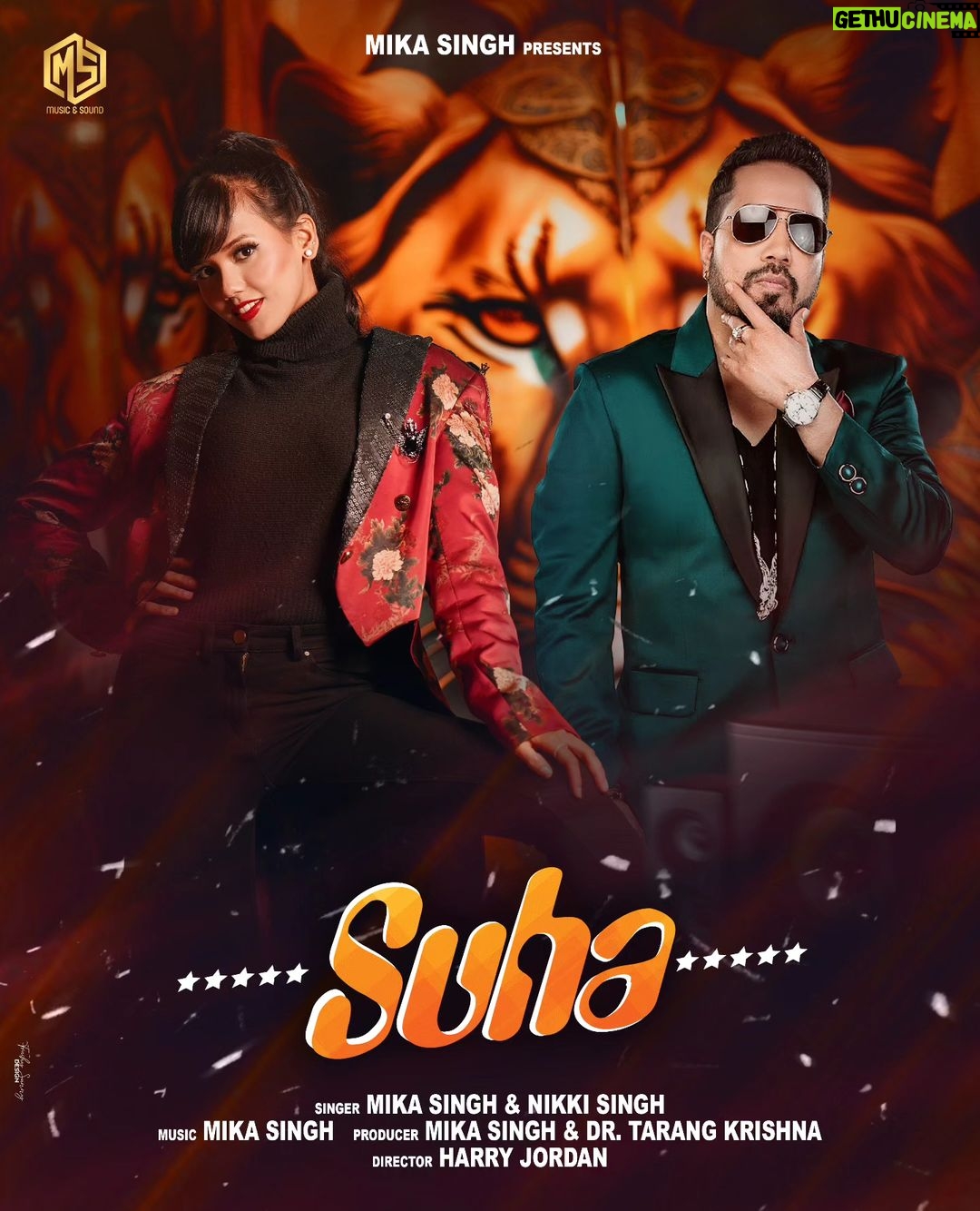 Mika Singh - 59.1K Likes - ‘Suha’ releasing tomorrow on music and sound official YouTube channel
Stay Tuned!!😇🤘🏻✨
.
.
.
.
@mikasingh @nikkisinghmusic @drtarangkrishnaofficial @chrisleeu @paramrajofficial
.
.
.
#suha #latest #mikasingh #hitsong #trendingsong2023 #trending #new #partyanthem
#party #musicandsound
