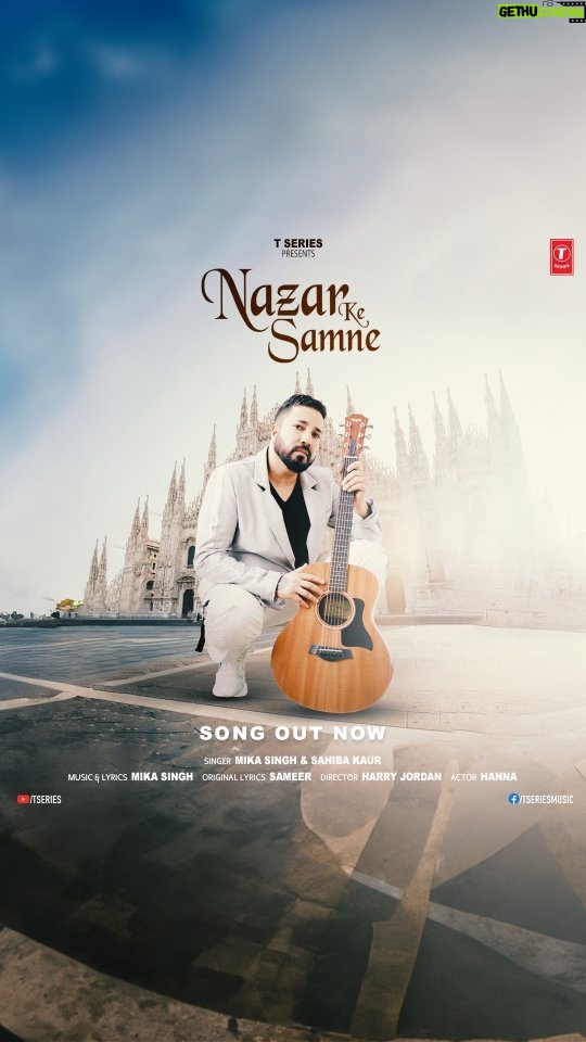 Mika Singh Instagram - Unlock the door to your heart with the enchanting melody of #NazarKeSamne 💓🎼 Song Out Now #tseries @mikasingh @sahyba @sameeranjaanofficial @harryjordanofficial #Hanna