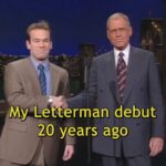 Mike Birbiglia Instagram - 20 years ago I made my TV talk show debut on the @letterman show. The Letterman Show just posted the full set on the their youtube channel. I hadn’t seen it since 2002. I have some notes. For me. Ed Sullivan Theater