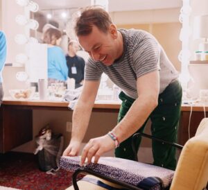 Mike Birbiglia Instagram - Possibly the best gift I’ve ever received? It’s an original @jamesmcmullanart. Every day at @lincolncenter for the last 3 months I have admired the show art by this tremendous artist on the walls. On my final night my producers gave me a painting they commissioned from James Mcmullan for our show. Thanks to @jfj4 @sdwags @gregnobile and @patrickt77. Incredible producers. Unimaginably cool experience. Thanks to everybody who helped make @oldmanpoolbway a reality. I will miss it so much. ❤️😢

(📸 by @emiliomadrid)