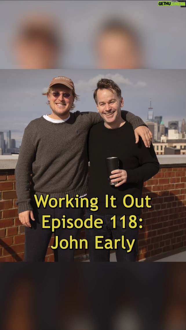 Mike Birbiglia Instagram - There are times in this episode of Working It Out with John Early where it didn’t even feel like we were filming or recording. It just felt like a really special conversation. Enjoy.