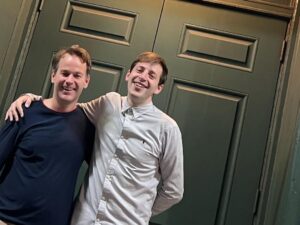Mike Birbiglia Instagram - A year in the life of the “Working It Out” podcast with: 

1. @jimmyfallon (📸 by @nemetroulakos) 
2. @atsukocomedy (📸 by @ryanharpergray when we were working out ideas for her incredible HBO special “The Intruder” on the floor of a hotel room in Minneapolis in the dead of winter! 🥶 
3. @chloeiscrazy (soooooo good. Don’t miss it) 
4. @drewbarrymore (another 💯 ) 
5. @benstiller— photo from when we co-hosted @nantucketfilmfestival screenwriters tribute in 2017. On the podcast this year we went deep on #severance 
6. Me and @jhopestein (📸 by @ihatealexlau) great episode! Her book “Little Astronaut” came out this Fall! ❤️📚
7. @alexedelman outside of closing night of his hit off-broadway show “Just For Us” at @greenwich_house.
8. Me and @jbirbiglia at his wedding a long time ago. Great episode! Joe Bags! 
9. @zarnagarg— legendary episode. Many many touching DMs and emails about this one!
10. Jon Laster @hewasfunny return guest! Discussed his creation of @blapptheapp and more! 

Thanks for joining us this year for a pandemic experiment that became a new way of thinking about creative process for me and maybe for you! Almost 90 episodes on and here’s to 90 more! Thank you for it all!! ❤️