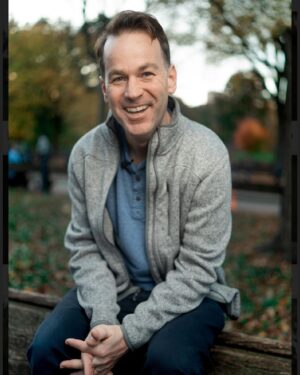 Mike Birbiglia Instagram - My daughter gave me this bracelet to remind me to be silly and the audiences in these last 8 weeks of @oldmanpoolbway have reminded me every night. Thanks for it all, friends. Just 4 more weeks. Get tickets now because they will go fast. ❤️🏊‍♂️ 

📸 by @dannydamianphoto