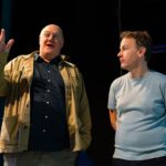 Mike Birbiglia Instagram – Old friends and new friends at the final weekend of “The Old Man & The Pool” in London. Also, my wife! 
.
(📸 by @industria.studios) Wyndham’s Theatre London