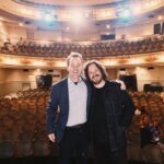 Mike Birbiglia Instagram – Opening night with some friends in London. Dream come true. Tell your friends about @oldmanpoolwestend. Photos by @emiliomadrid. Heart balloons by Oona and @jhopestein. Wyndham’s Theatre London