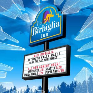 Mike Birbiglia Instagram - Big news, friends! you are always the first to know when I’m announcing shows on my tour. This one is particularly cool for me. I’m going back to Walla Walla for the first time in almost 20 years. Something happened to me there. Long story. Anyway, there’s a gorgeous little theater called the @powerhousetheatre and I cold-called them and I said, “Let’s do a show!” and they said, “Sure!” On that leg of the tour I’m also playing in Seattle, Portland, and (yes, I hear you, Canada) Vancouver!!!! Pre-sale starts now and the code is PANCAKE. This is ALL NEW MATERIAL and it’s been a blast so far in Philadelphia, Madison, DC and more. Poster art by one of my favorite designers Adam Jeffers. See you out in the Pac Northwest, friends. 🗻❤️