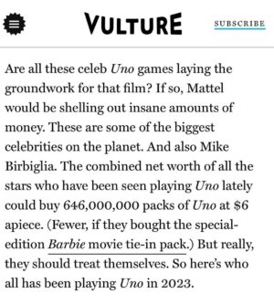 Mike Birbiglia Instagram - I’m suing Vulture.