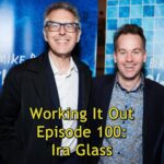 Mike Birbiglia Instagram - For the 100th episode of “Working It Out” I asked the best interviewer I’ve ever met how to interview people. I also ask him to share a bunch of wisdom that he’s shared with me over the years when working on stories together for @thisamerlife as well as the movies “Don’t Think Twice” and “Sleepwalk With Me.” Enjoy our 100th episode with the great @iraglass.
