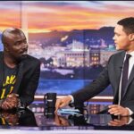 Mike Colter Instagram - Congratulations to @trevornoah on a job well done on the @thedailyshow . Your time flew by. Thanks for using your platform to bring awareness, enlighten us and make us laugh. Good luck and much success on all your future endeavors #dailyshow #trevornoah #mikecolter New York City
