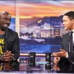 Mike Colter Instagram - Congratulations to @trevornoah on a job well done on the @thedailyshow . Your time flew by. Thanks for using your platform to bring awareness, enlighten us and make us laugh. Good luck and much success on all your future endeavors #dailyshow #trevornoah #mikecolter New York City